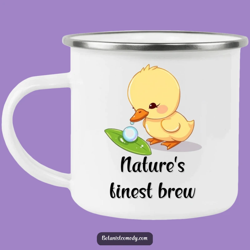 Funny Duckling Camping Mug: Nature's Sip, Hilarious Funny Gift