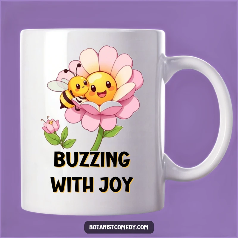 Funny Bee Mug: Happy Pollination, Perfect Funny Gift for Gardeners