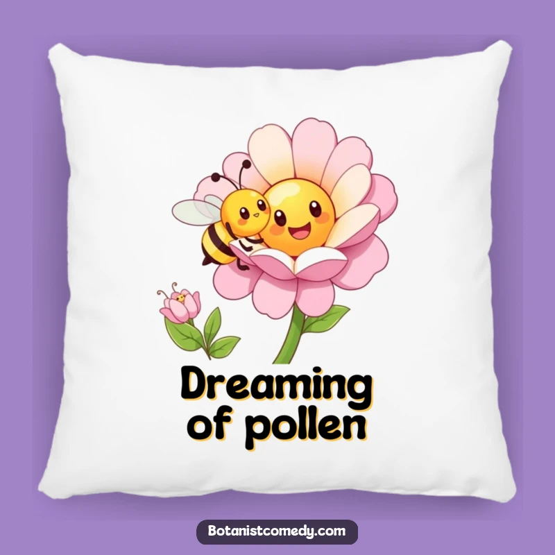 Funny Bee Pillow: Cozy Cheer, Hilarious Funny Gift