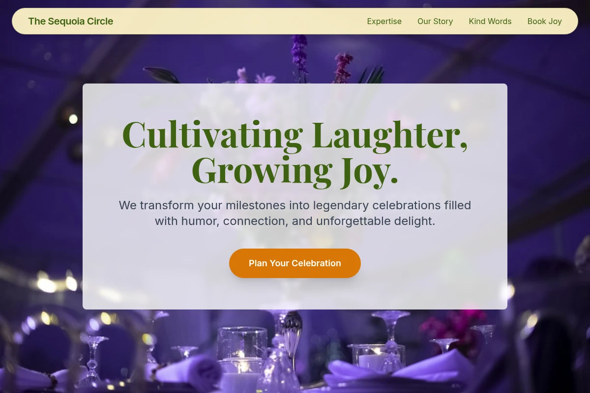 Slapstick Event Planning