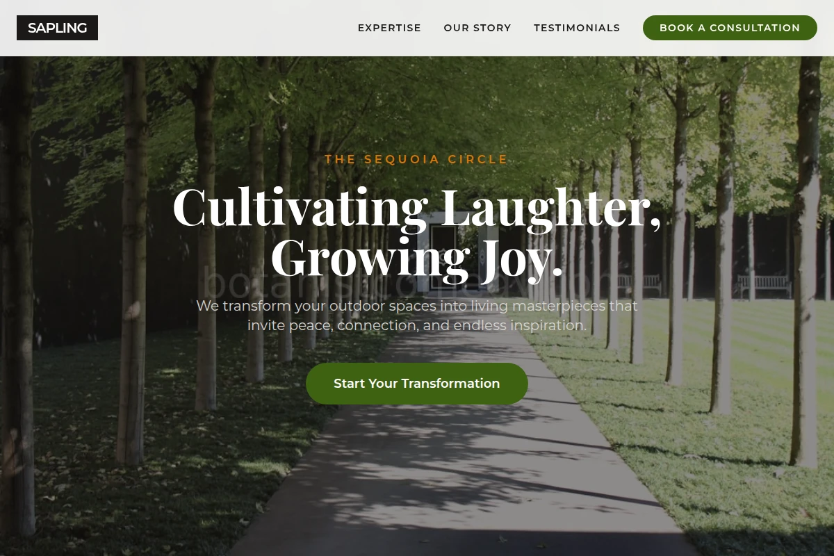 Sapling Garden Design