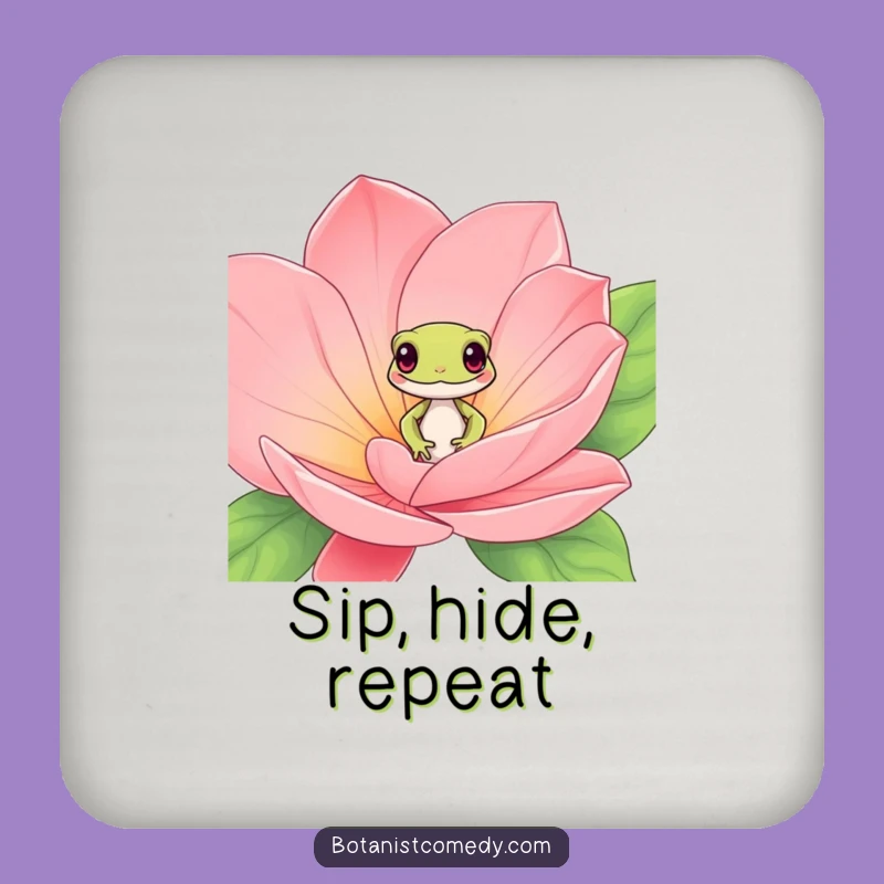 Funny Gecko Coaster: Playful Protection, Hilarious Funny Gift