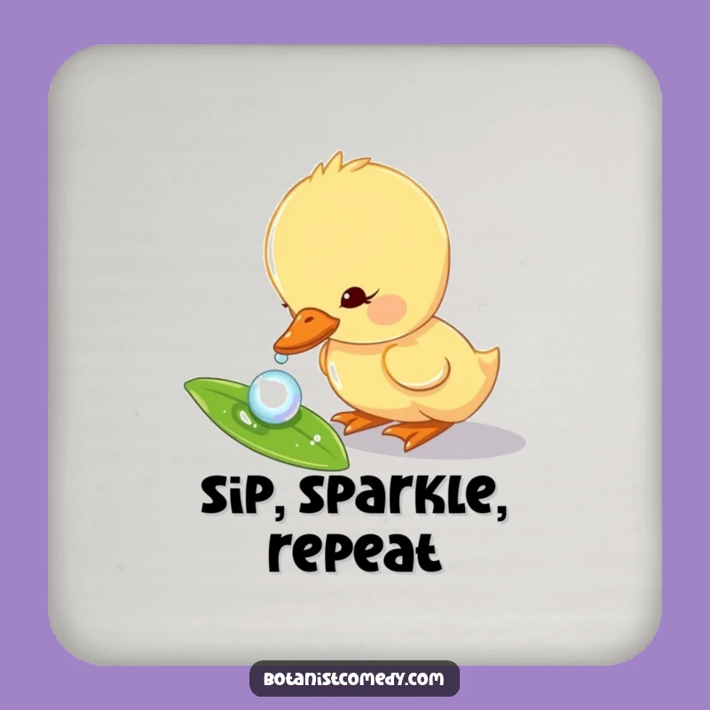 Funny Duckling Coaster: Cute Protection, Hilarious Funny Gift