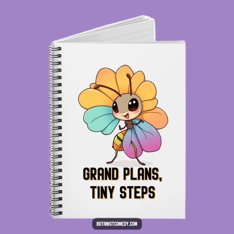 Funny Ant Notebook: Jot Down Goals, Hilarious Funny Gift